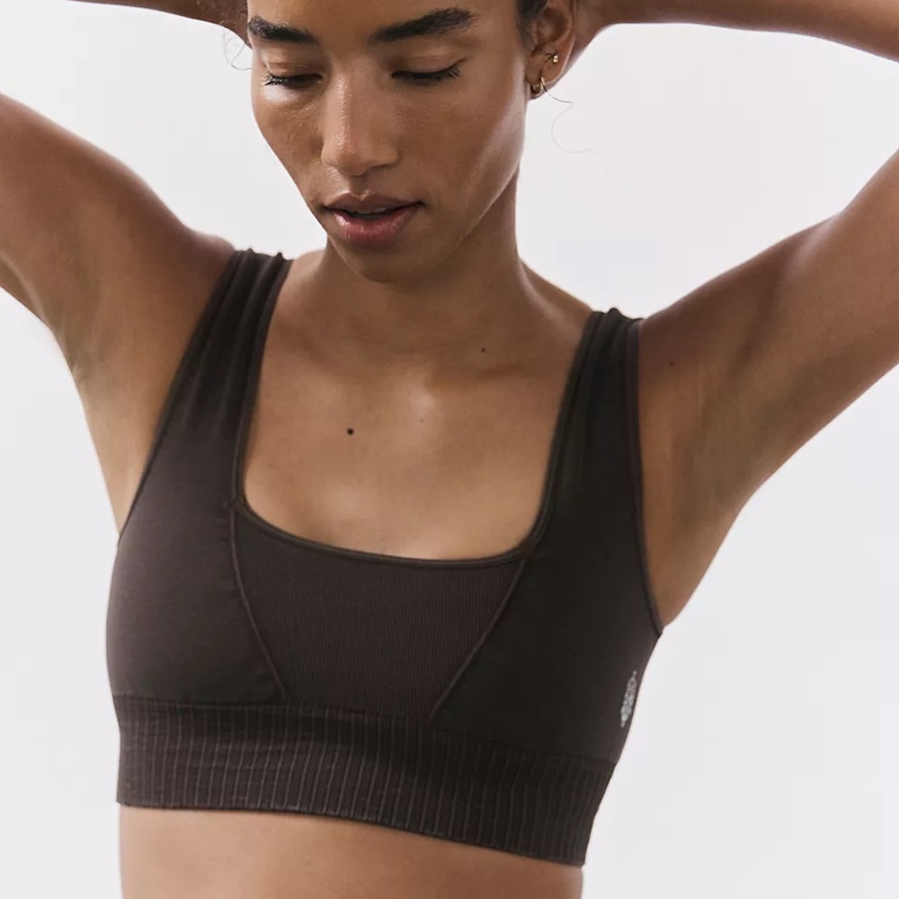 Set of 2 ‘Good Karma’ Square Neck Sports Bras FP XS/S